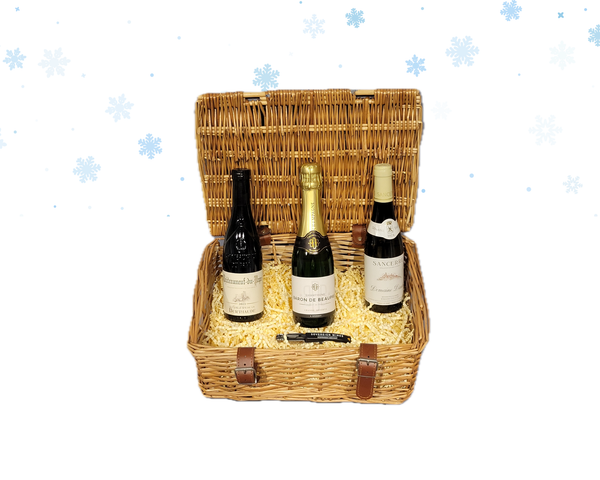 The Tiny Wine Hamper (3 x 1/2 bottles)