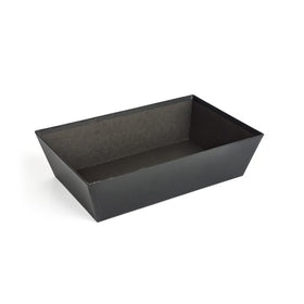 Black Gift Tray with clear lid