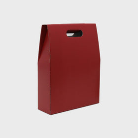 3 Bottle Red Cardboard Gift Box