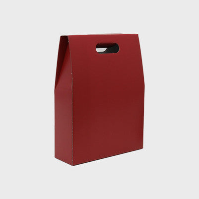 3 Bottle Red Cardboard Gift Box